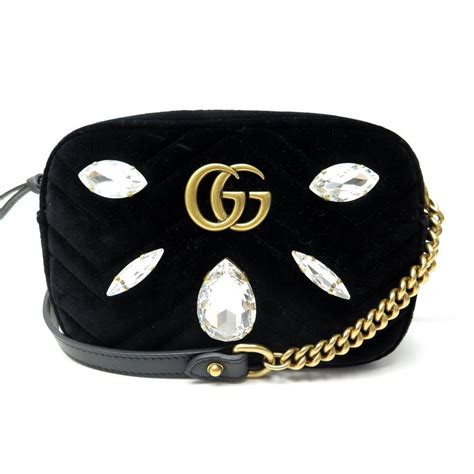 sac gucci marmont velours noir|GG Marmont .